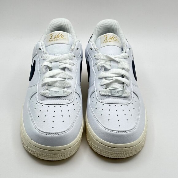 Womens Nike Air Force 1 07 NN White-Obsidian Blue-Pale Ivory FZ6768-100 Sz 6.5 - Picture 3 of 12